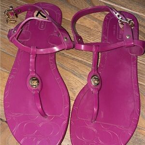 Coach Women's Pink Sandals